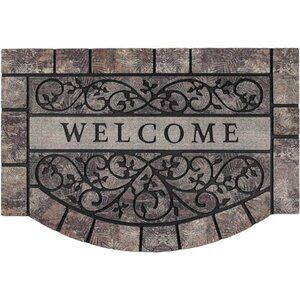 Thick Welcome Mats Outdoor, 24 * 36" Large Front Door Mat Outdoor Entrance